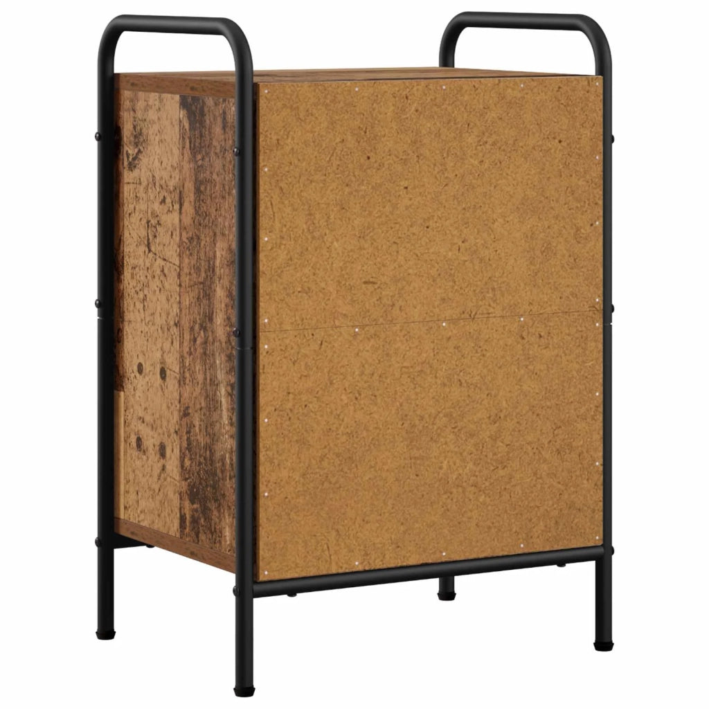 Armadio da Notte 2 pz Legno antico 40 x 30 x 60 cm 8013515