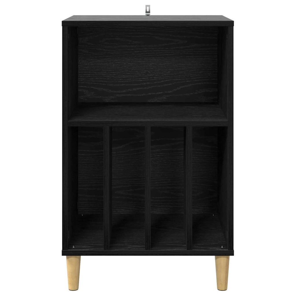 Supporto per Giradischi Rovere Nero 47 x 39,5 x 74,5 cm 8012875