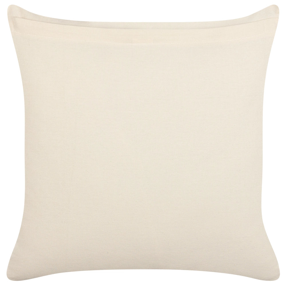 Set di 2 cuscini decorativi cotone bianco e nero 45 x 45 cm motivo geometrico stampa laminata stile boho accessori