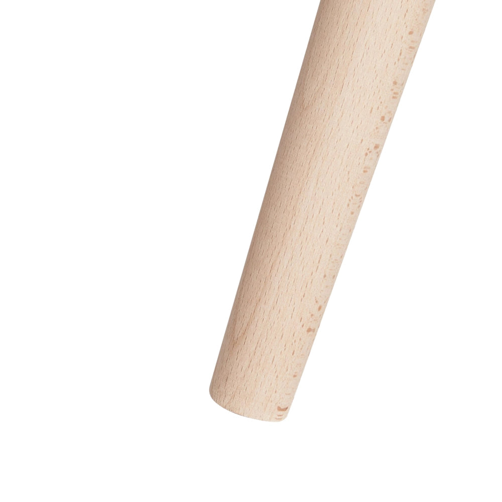 Vaso per piante rialzato Beige Chiaro 35x35x57 cm MgO Vaso alto rotondo gessato per interni esterni resistente alle intemperie