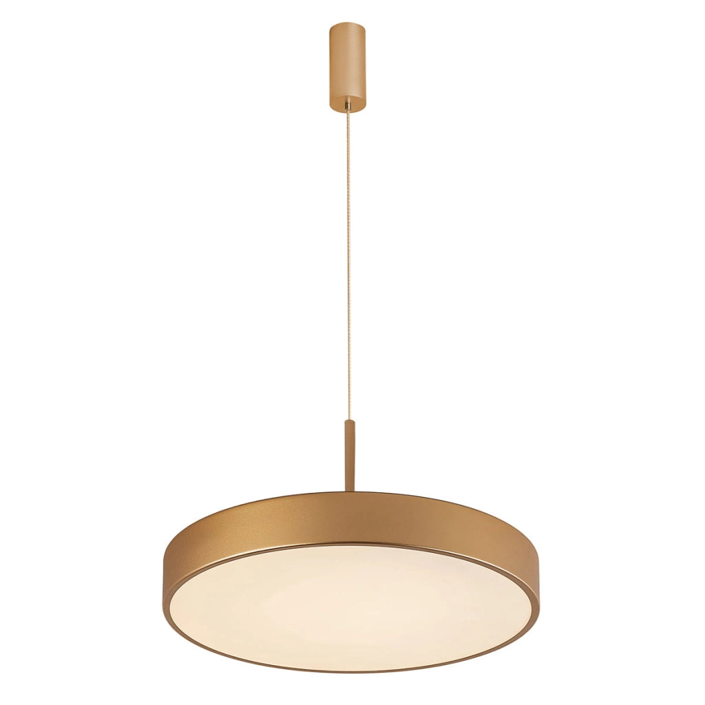 Lampadario Italux Orbital LED oro sabbiato 40 cm 3000K
