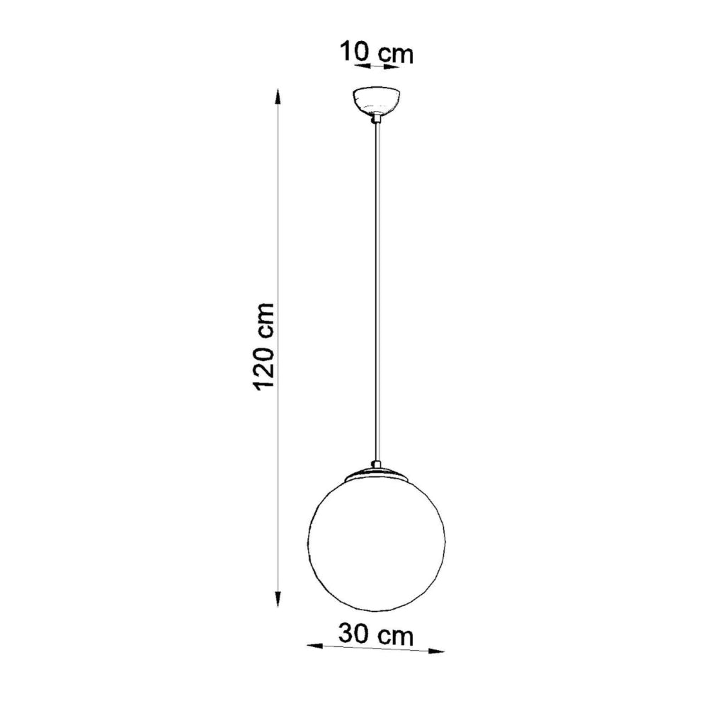 Lampada a sospensione Franco 30 cm oro vetro bianco E27