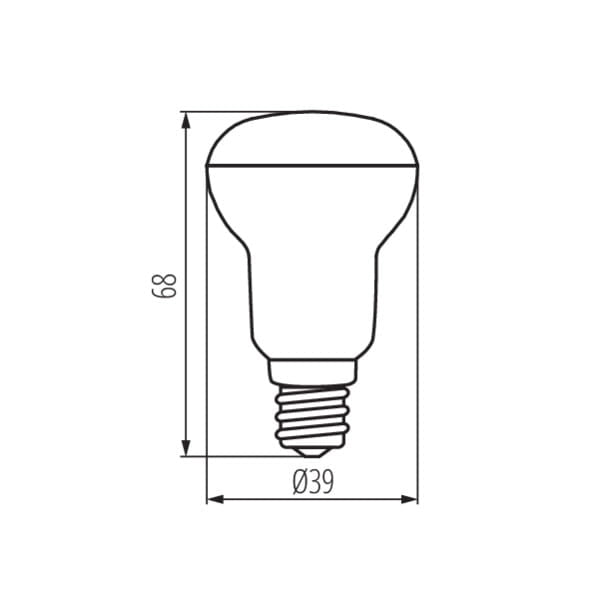Lampadina LED spot E14 4W 3000K 320lm Kanlux 22733