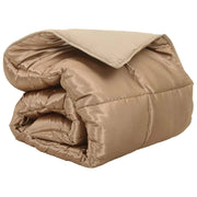 Piumone | Duvet Invernale Oro 220 x 260 cm Satin e Micropile