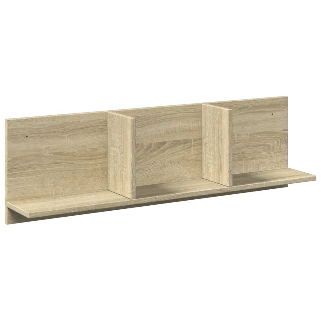 Mobile a Parete 100x16,5x30 cm Rovere Sonoma in Truciolato