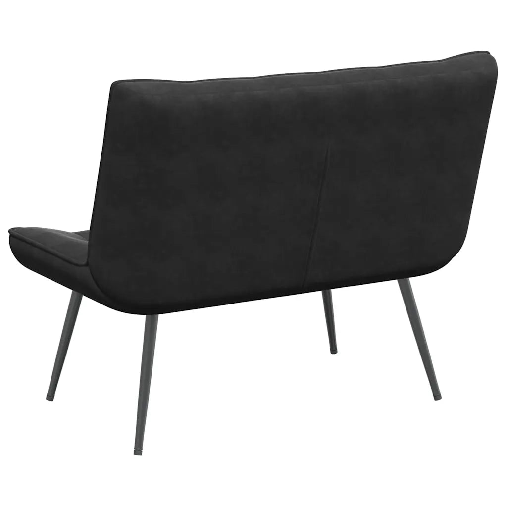 Panca Nera 110x74x84 cm in Velluto CFW9736780