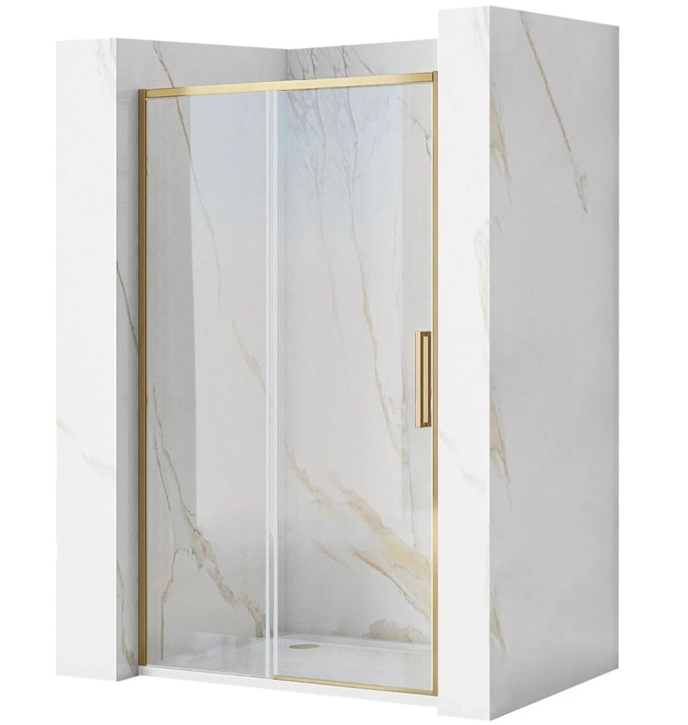 Porta Doccia Rea Rapid Slide 150 Gold Brush