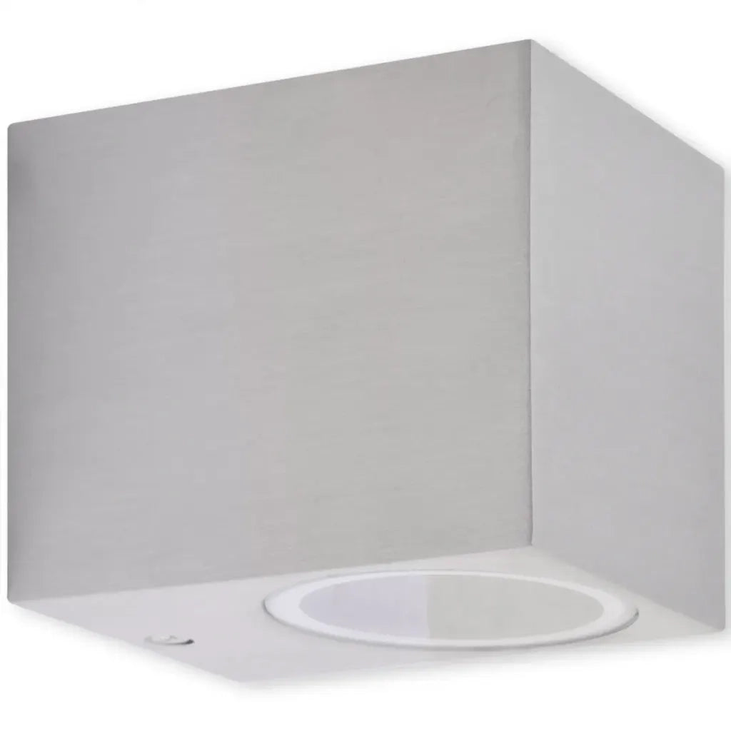 Luce da Parete per Esterno a Cubo 2 pz cod mxl 63291