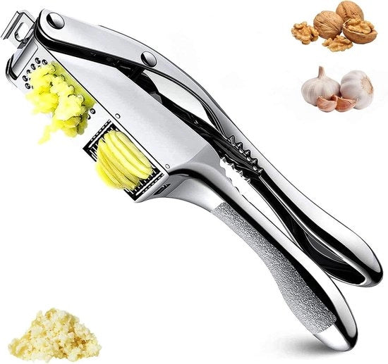 Contenitore per aglio da 2-in-1 in lega di alluminio - Resistente alla macchina da stiro - 21 x 65 cm contenitore per aglio