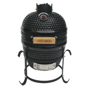Kamado Grill 33 cm (13") BBQ Ceramico a Carbone Smoker con Supporto