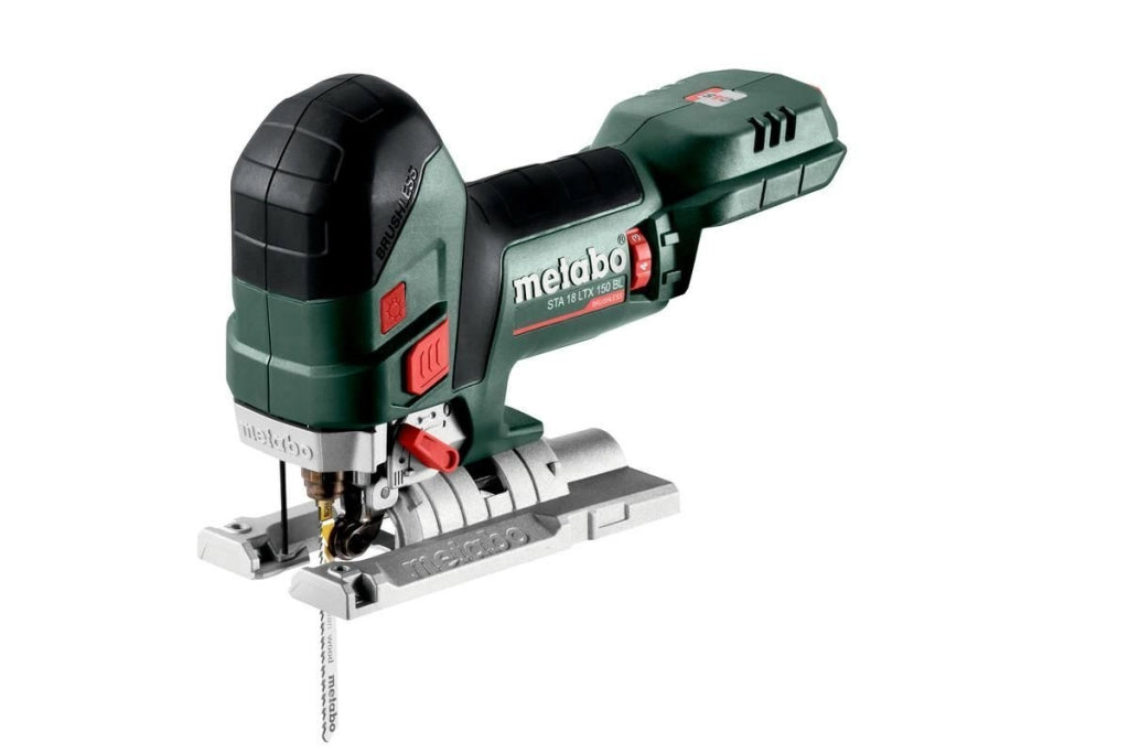 Metabo 601502840 STA 18 LTX 150 BL Seghetto alternativo a batteria 18 V motore brushless profondita' taglio 150 mm cambio lama senza attrezzi colore Nero