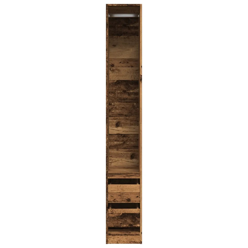 Armadio Legno Antico 30x50x200 cm in Legno Multistrato 3307745