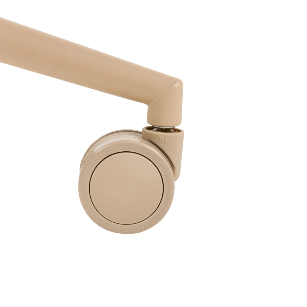 Sedia da ufficio in tessuto Struttura in metallo ecopelle Funzione girevole Altezza regolabile Mobili da ufficio Beige