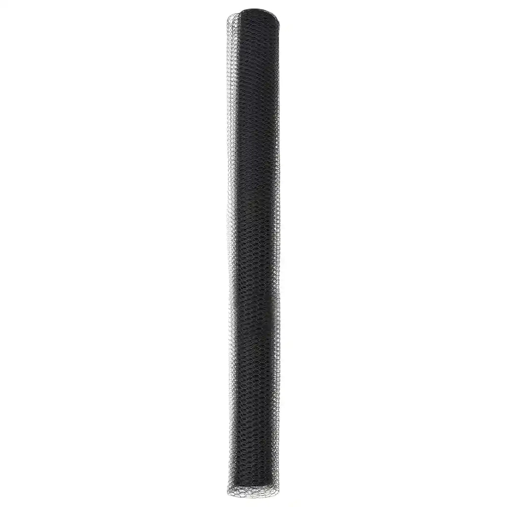 Recinzione Esagonale Grigio 1,5 x 10 m PVC 42005508