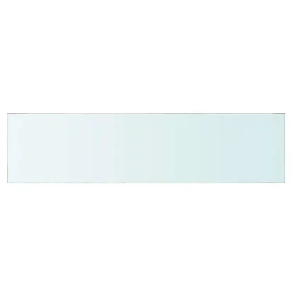 Mensole in Vetro Trasparente 2 pz 80x20 cm 3051574