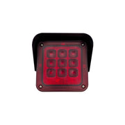 SEMAFORO 1 LUCE ROSSO 12/24V VDS SEM-1 550/3040 AUTOMAZIONE AUTOMATISMI GARANZIA