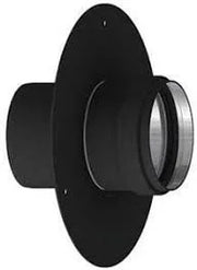 Rosone con elemento dritto allum inio nero opaco m/f 080 b07qwdhc