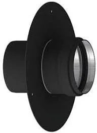 Rosone con elemento dritto allum inio nero opaco m/f 080 b07qwdhc