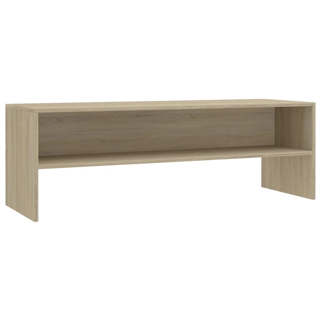 Mobile TV multimediale scaffale TV credenza mobile TV sala da pranzo soggiorno camera da letto rovere Sonoma 120 x 40 x 40 cm legno ingegnerizzato marrone 02_0027467