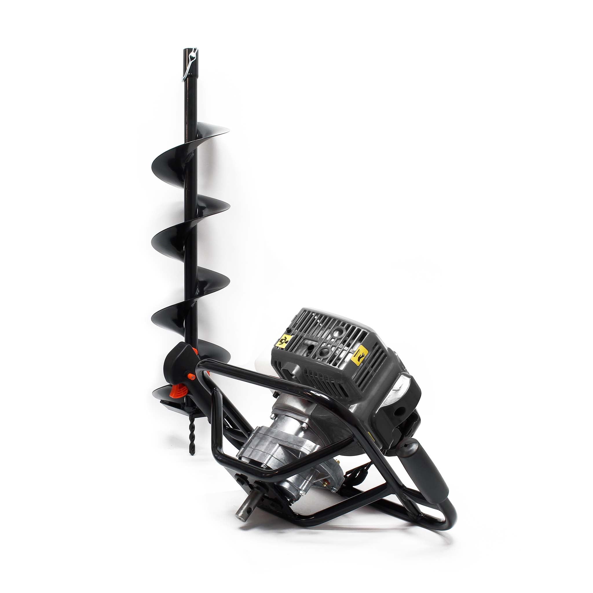 Mototrivella a benzina, motore a 2 tempi 1,9 cv 1,4kW 52ccm, con punta elicoidale Ø100mm