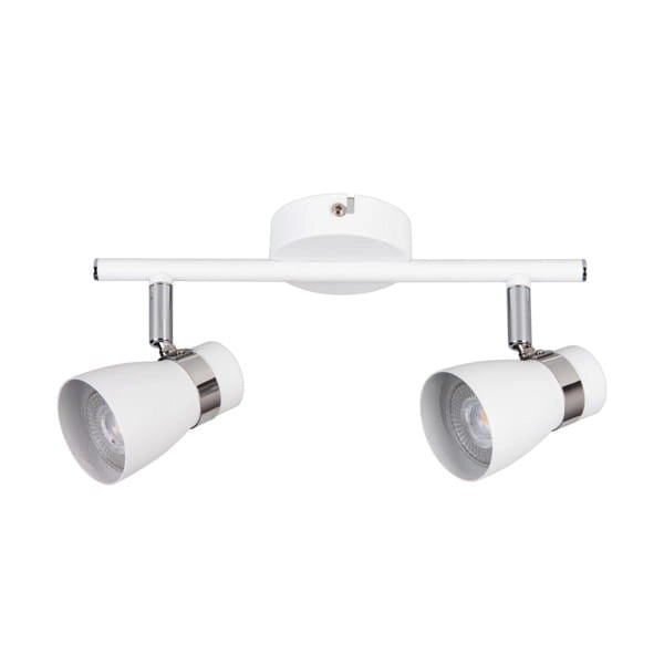 Plafoniera Kanlux ENALI 28762 bianco/cromo 2xGU10 metallo