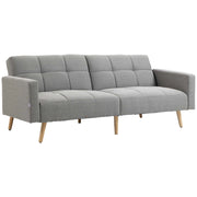 Divano letto 2 posti ¨C zephmum ¨C Grigio tessuto 205x88 cm