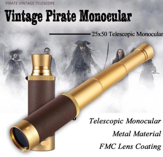 Teleobiettivo estensibile - Occhiale da campo per osservazione all'aperto e campeggio, 25x50 ingrandimento HD, telescopio portatile per natura, caccia e viaggi