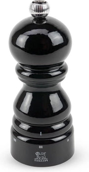 Peppermoliatrice manuale - altezza 12 cm - regolazione classica del grado di macinazione - legno nero.