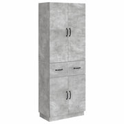 Set di armadi 2 pcs Grigio Cemento Legno ingegnerizzato 3416829