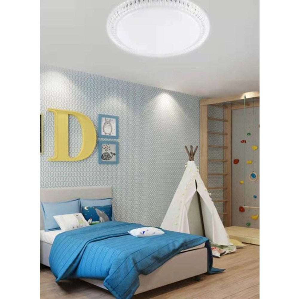 Trade Shop - Plafoniera A Soffitto Rotonda Ip20 45 W 3600lm Luce Fredda Naturale Fst-40a27214 -