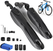 Pannelliere Schoccorientate - Piastra Portapanniera 28 Pollici - Piastra Portapanniera Posteriore - Pannelliere Mountainbike - Protezione Bicicletta - Regolabile Ammortizzatore - Protezione Bicicletta