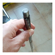 Asta da 1mt in ferro rigido per scovolo per pulizia camino