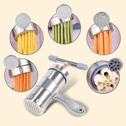 Fabbricante di Paste a Mano - Fatto a Mano - In Acciaio Inossidabile - Regolabile Spessore - Multifunzionale - Facile da Utilizzare - Materiale Duraturo - Faccia Pasta