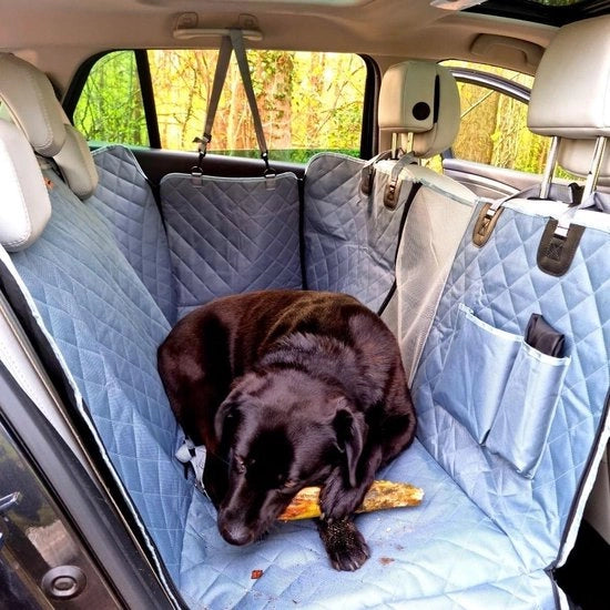 Hond deken per autosella e bagagliaio - Impermeabile e resistente ai graffi deken per cani - Sedile per cani universale per auto - Grigio