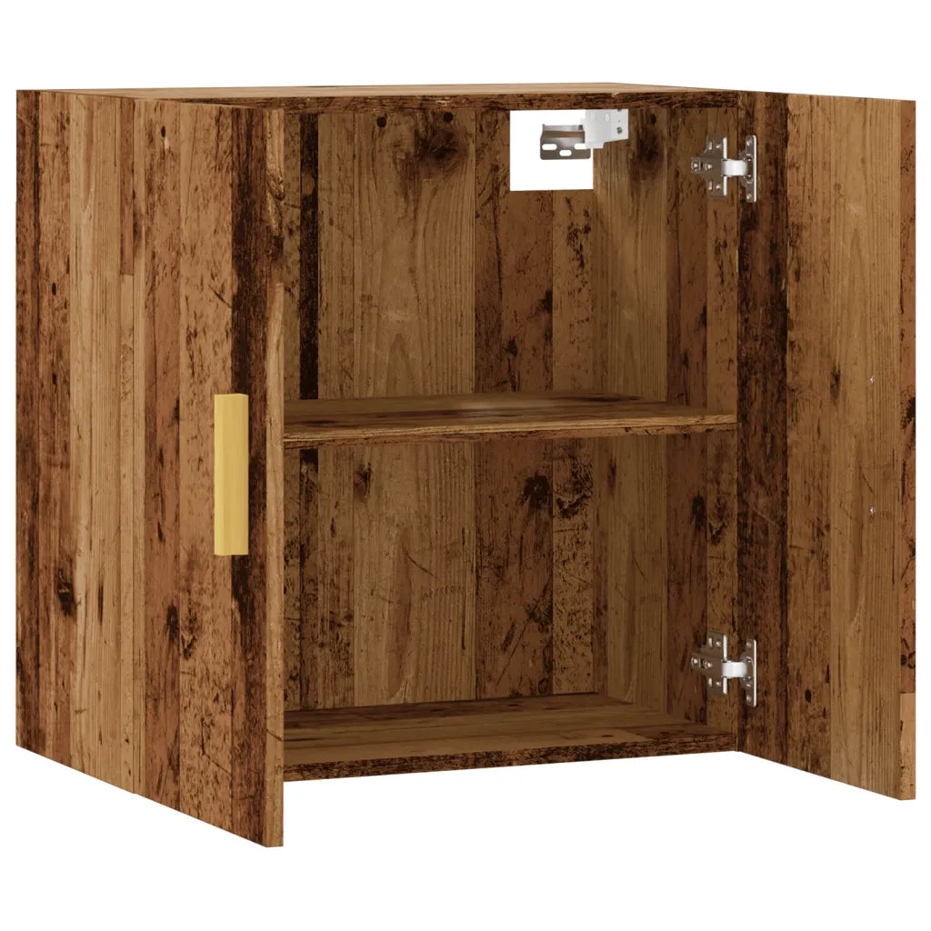 Armadietto a Muro Legno Vecchio 60x31x60 cm in Truciolato
