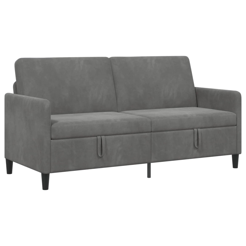 Divano con Storage Grigio Scuro 172 x 78 x 87 cm Poliestere 42036962