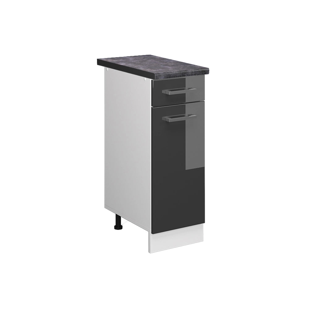 Vicco Mobiletto base per cucina Antracite lucido 30 cm , PL Antracite