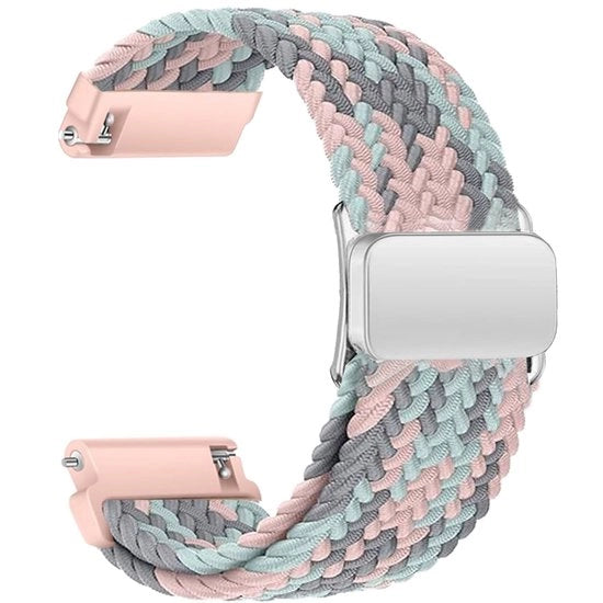 Cinturino orologio magnetico intrecciato - Compatibile con Garmin/ID205L/Galaxy/Amazfit - Unisex - 18mm/20mm/22mm - Materiale duraturo