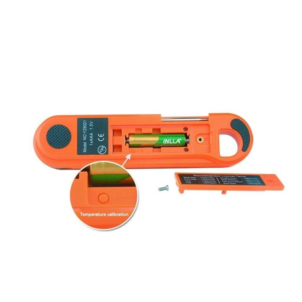 Trade Shop - Termometro Da Cucina Digitale Con Sonda Alimenti Bevande -50° A 300° C Yz6021 -