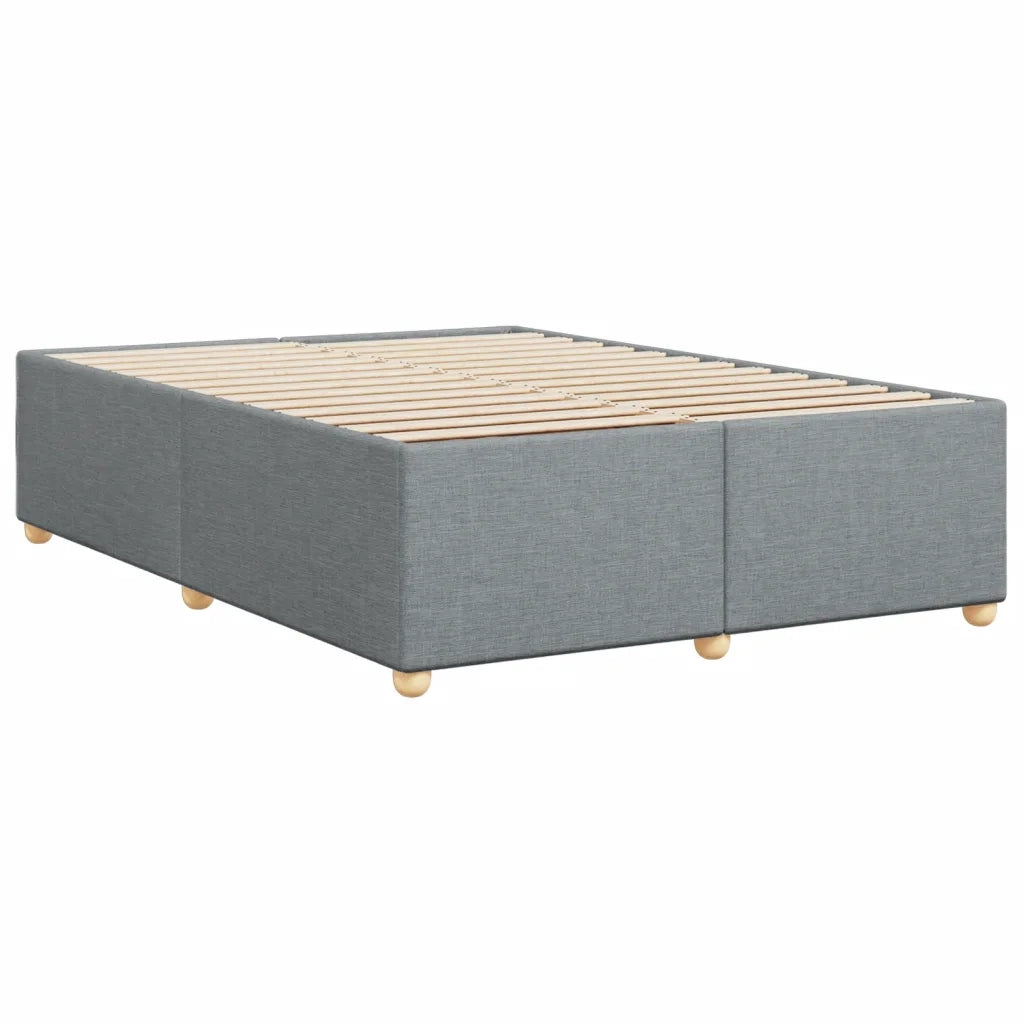 Giroletto senza Materasso Grigio Chiaro 160x200 cm Tessuto