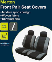 Bekleding per complete set per auto per SS3633 - set di copertura universale con chiusura elastica, adatta per airbag laterale e lavabile in lavatrice