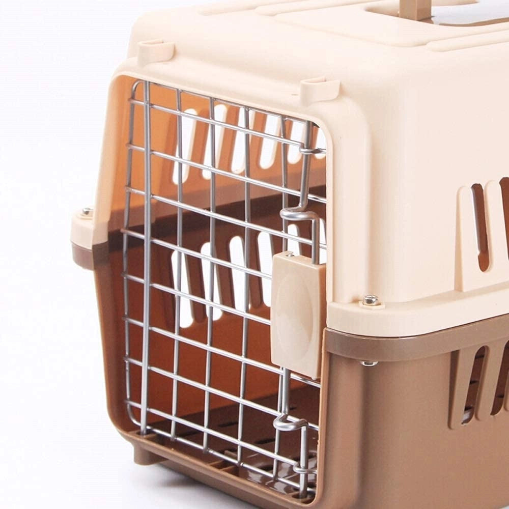 Trade Shop - Trasportino Per Animali Gatto Cane Borsa Viaggi Portatile Traspirante 81x60x59cm -
