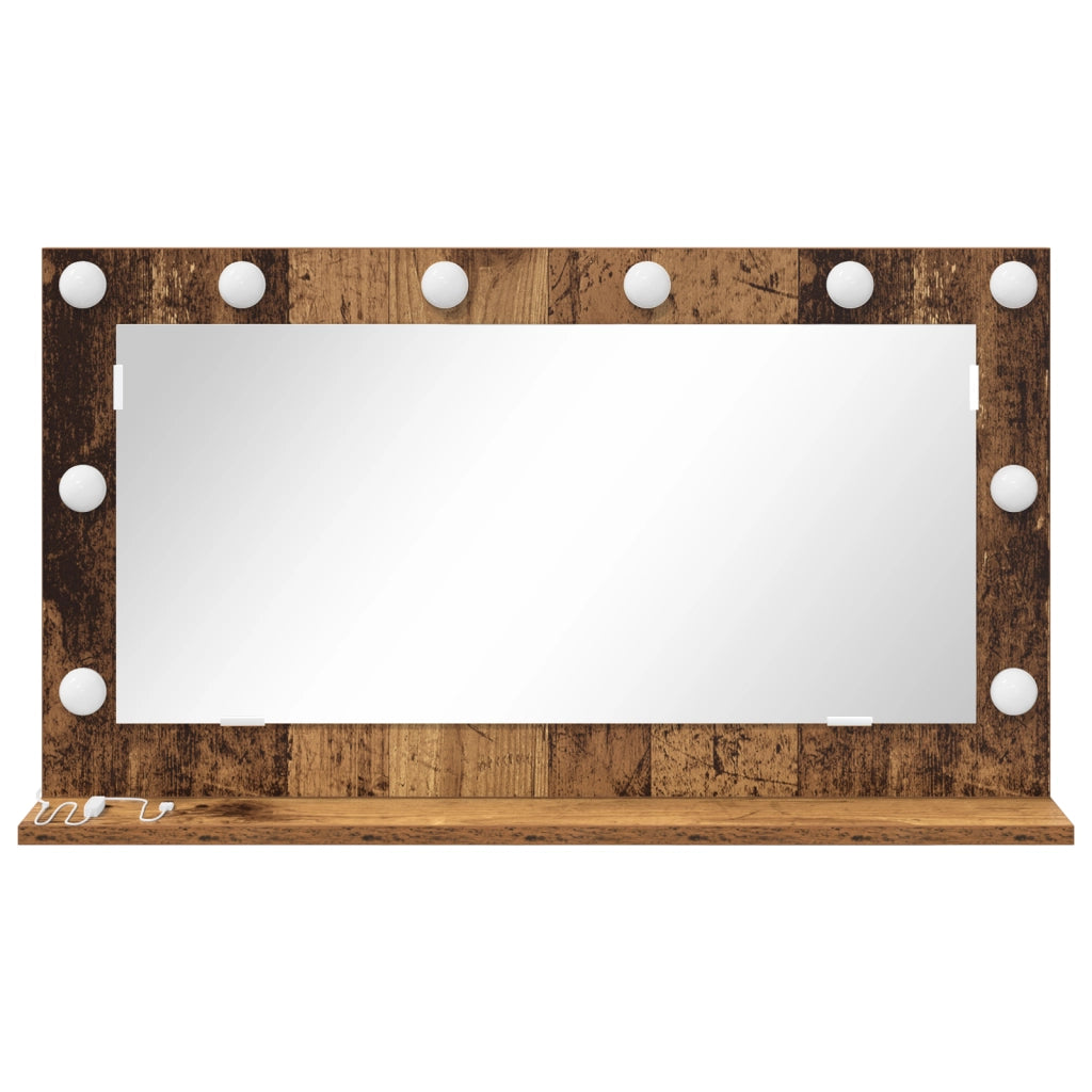 Specchio da Toeletta Legno Antico Legno, Vetro 80 x 45 x 18 cm