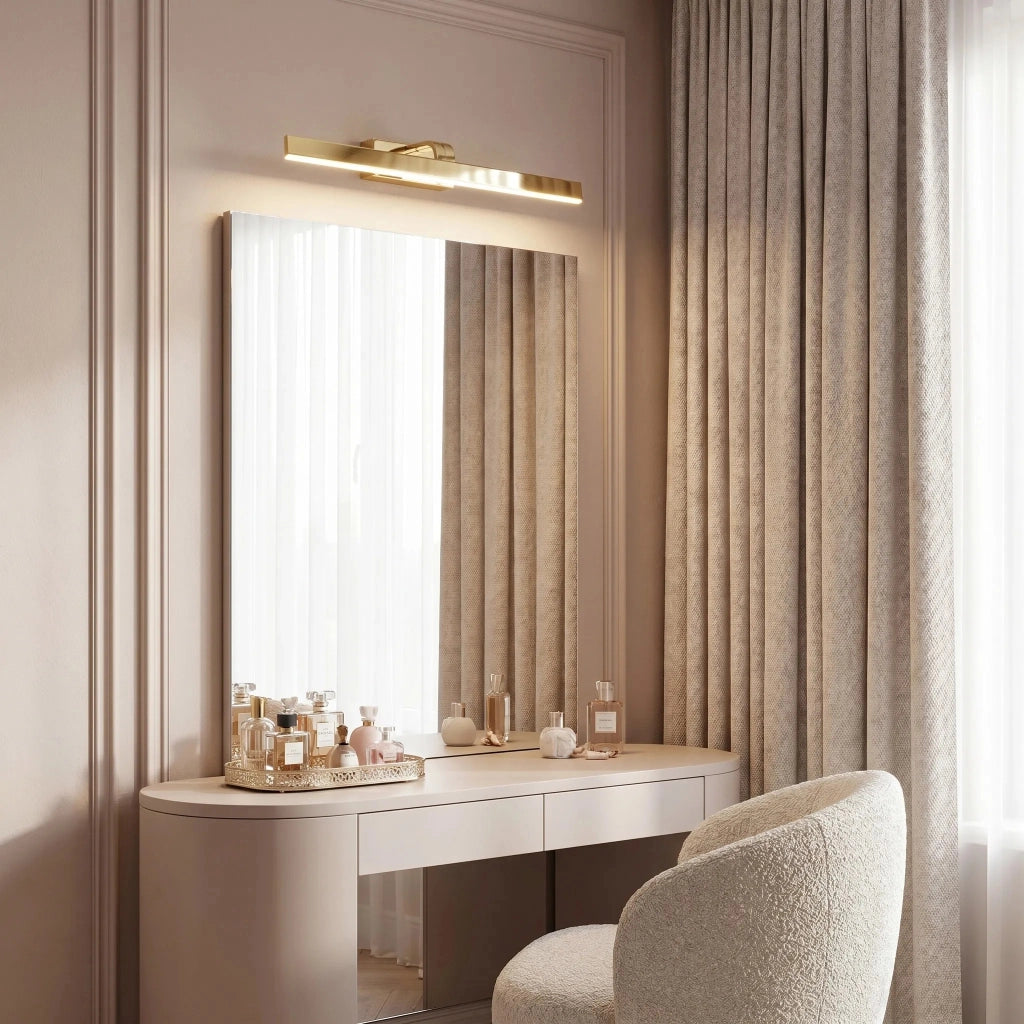 Applique Da Bagno Led Swe005-1w 58cm Gold