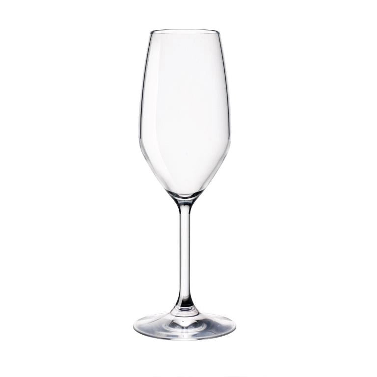 Set 6 Calici Flute Champagne Divino in vetro 24 cl Bormioli