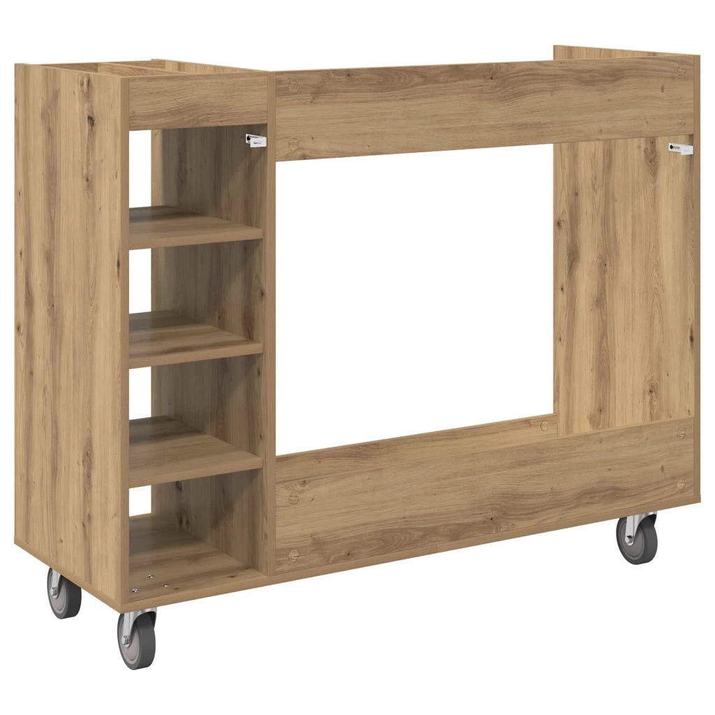 Armadio per Golf con ruota Rovere artigianale 120 x 45 x 98 cm CFW4521696