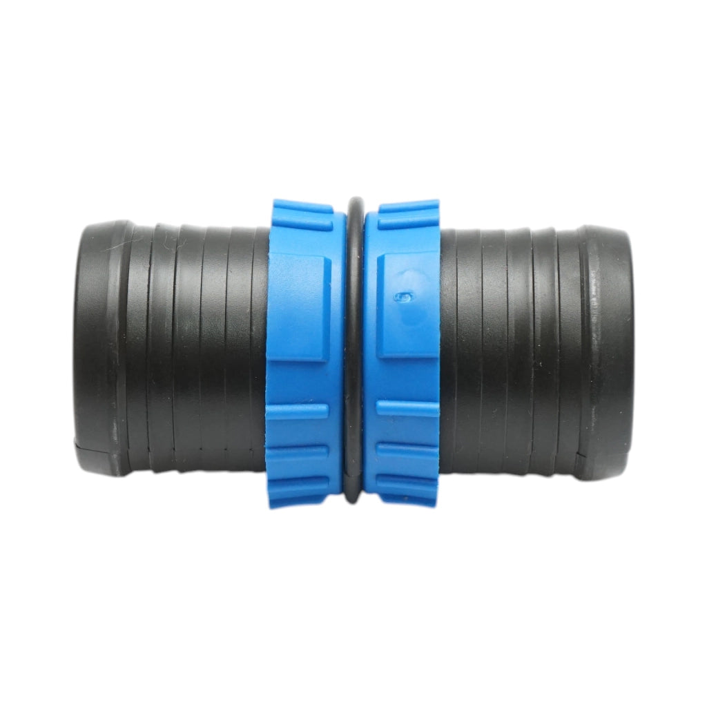 Connettore per tubo gocciolatore con anello 32x32mm per sistemi di irrigazione