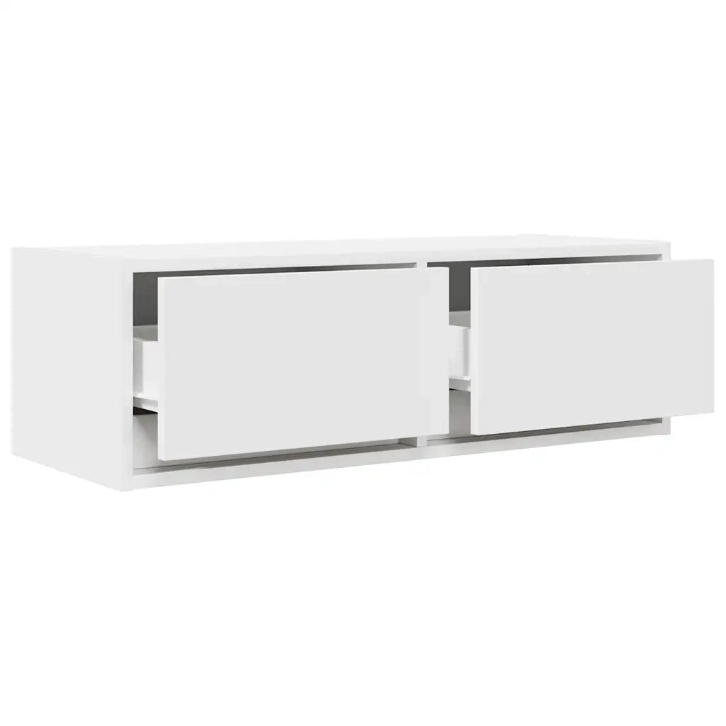 vidaXL Mobile Porta TV Bianco 80x31x25,5 cm in Legno Multistrato