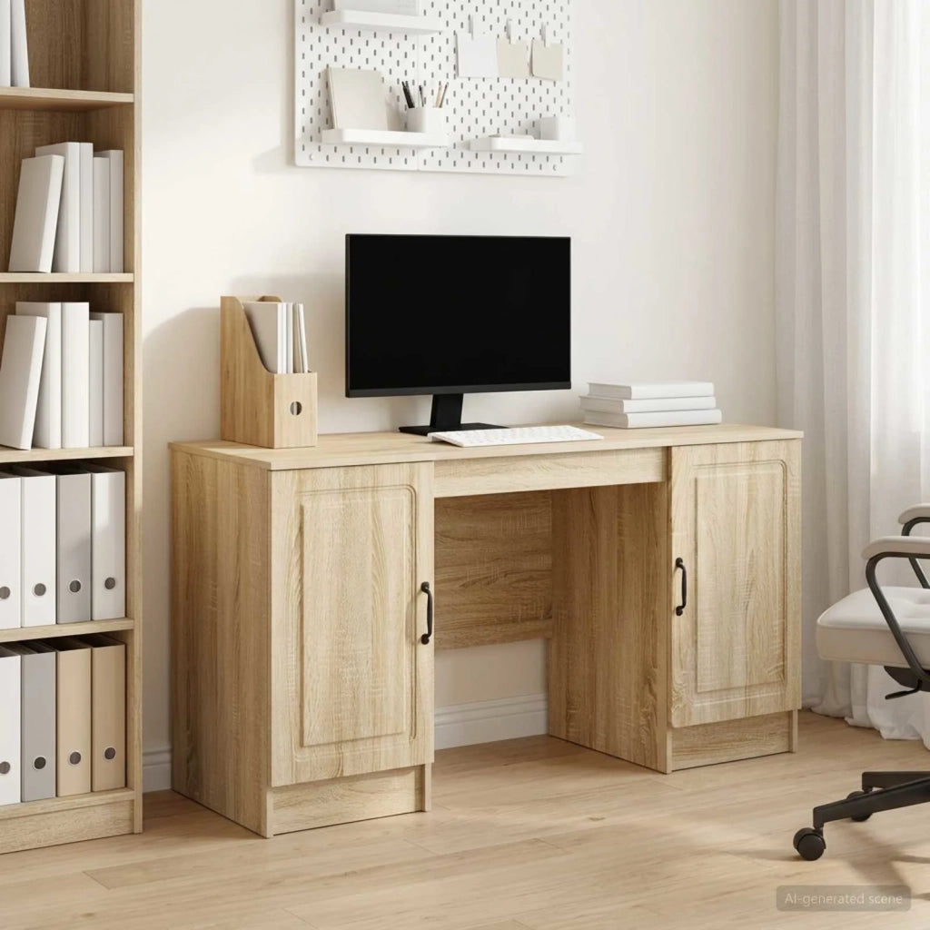 Scrivania Rovere Sonoma 142,5 x 50 x 75 cm Legno ingegnerizzato 3414641