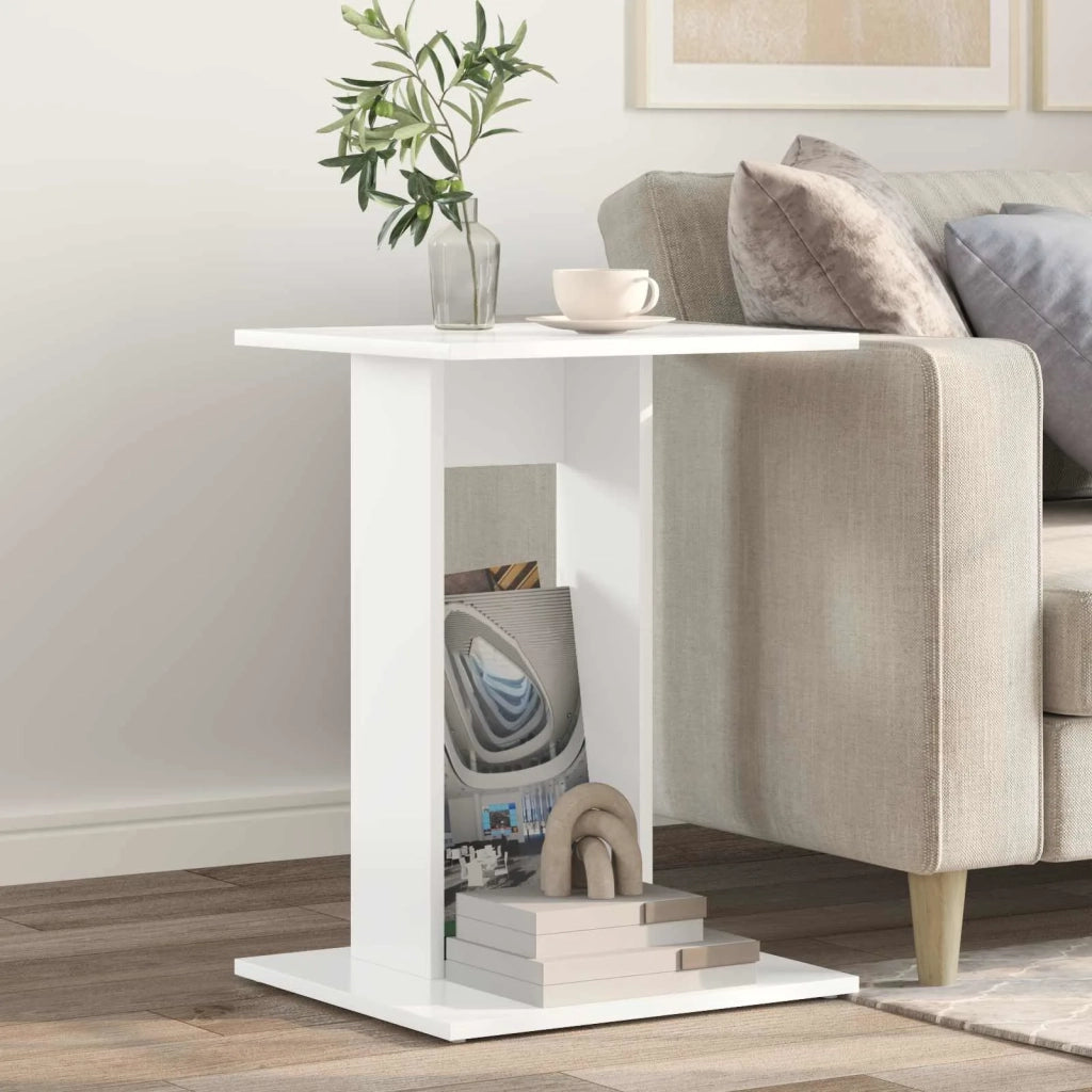 Tavolo laterale Bianco 45 x 40 x 62,5 cm Legno multistrato 8000348